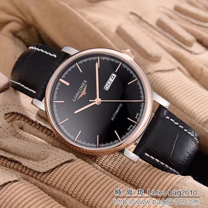 LONGINES浪琴 經典大三針 全自動機械 精品男士腕表 WSS0990